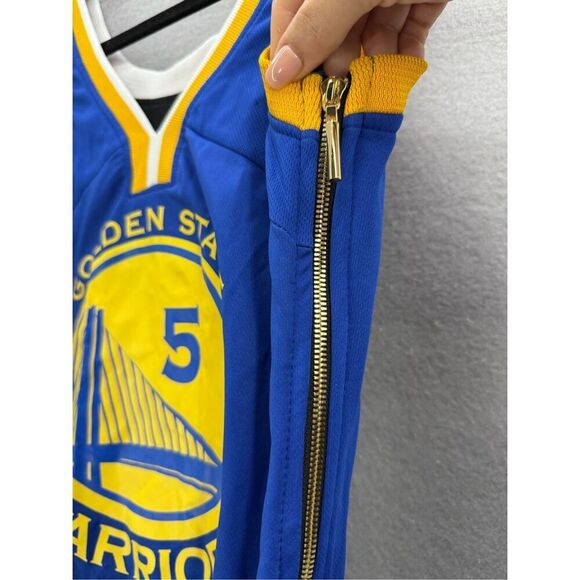 Ventidue Womens Blue Yellow Golden State Warriors Sleeveless Bodysuit Medium - Picture 4 of 6